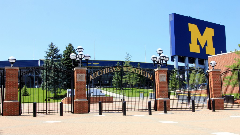Michigan Stadium at the University of Michigan